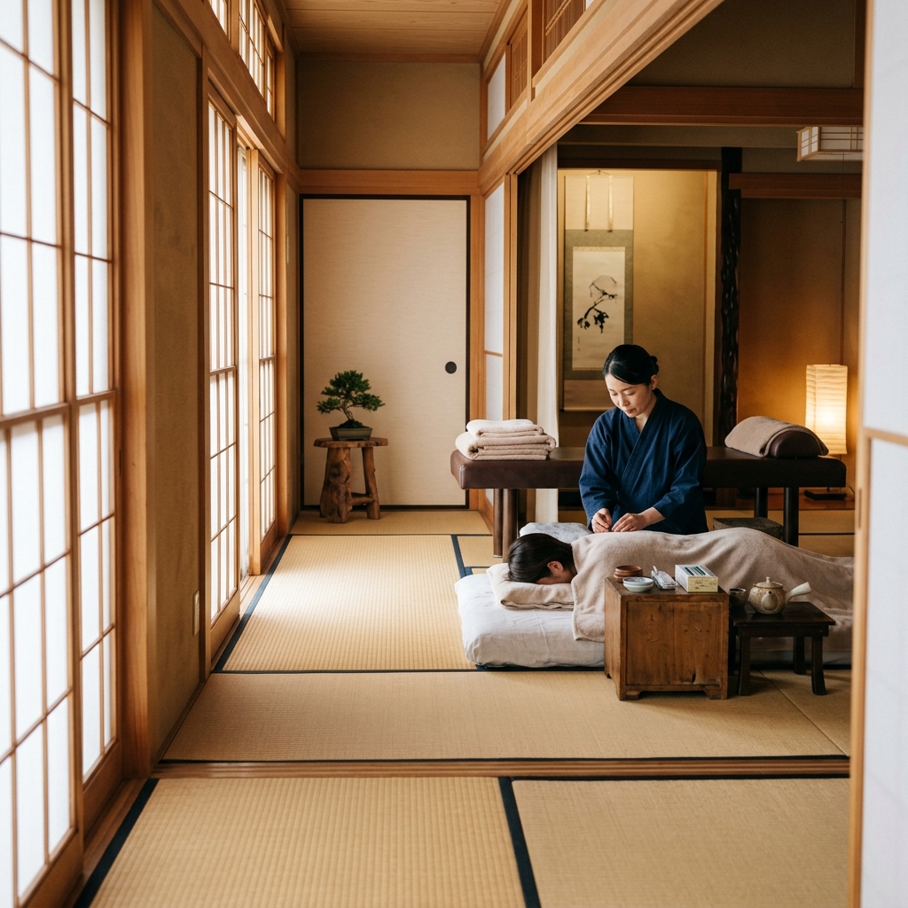 ハリポ鍼灸室の雰囲気